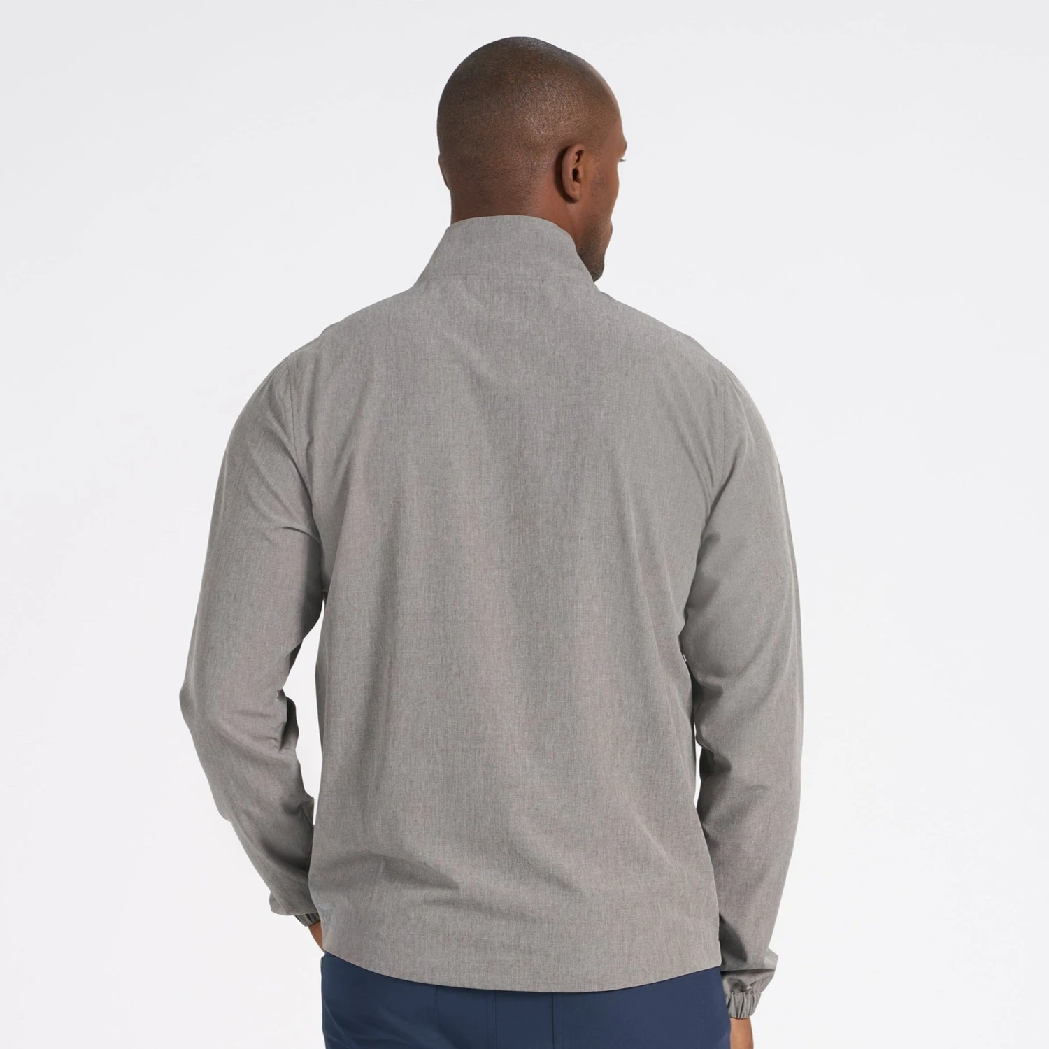 Venture Track Jacket | Grey Linen Texture - Image 5