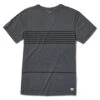 Tuvalu Tee | Charcoal Stripe