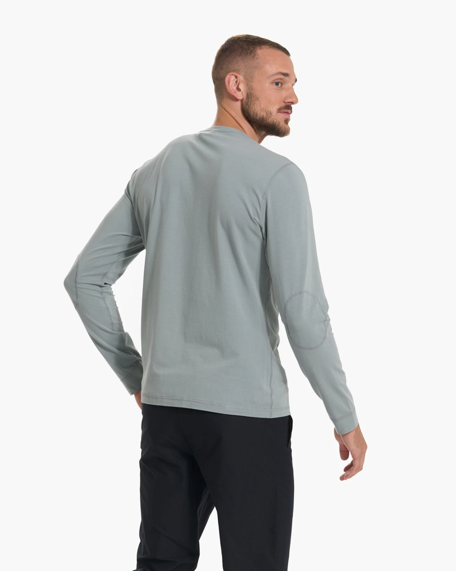 Long Sleeve Ever Henley | Stormy - Image 5