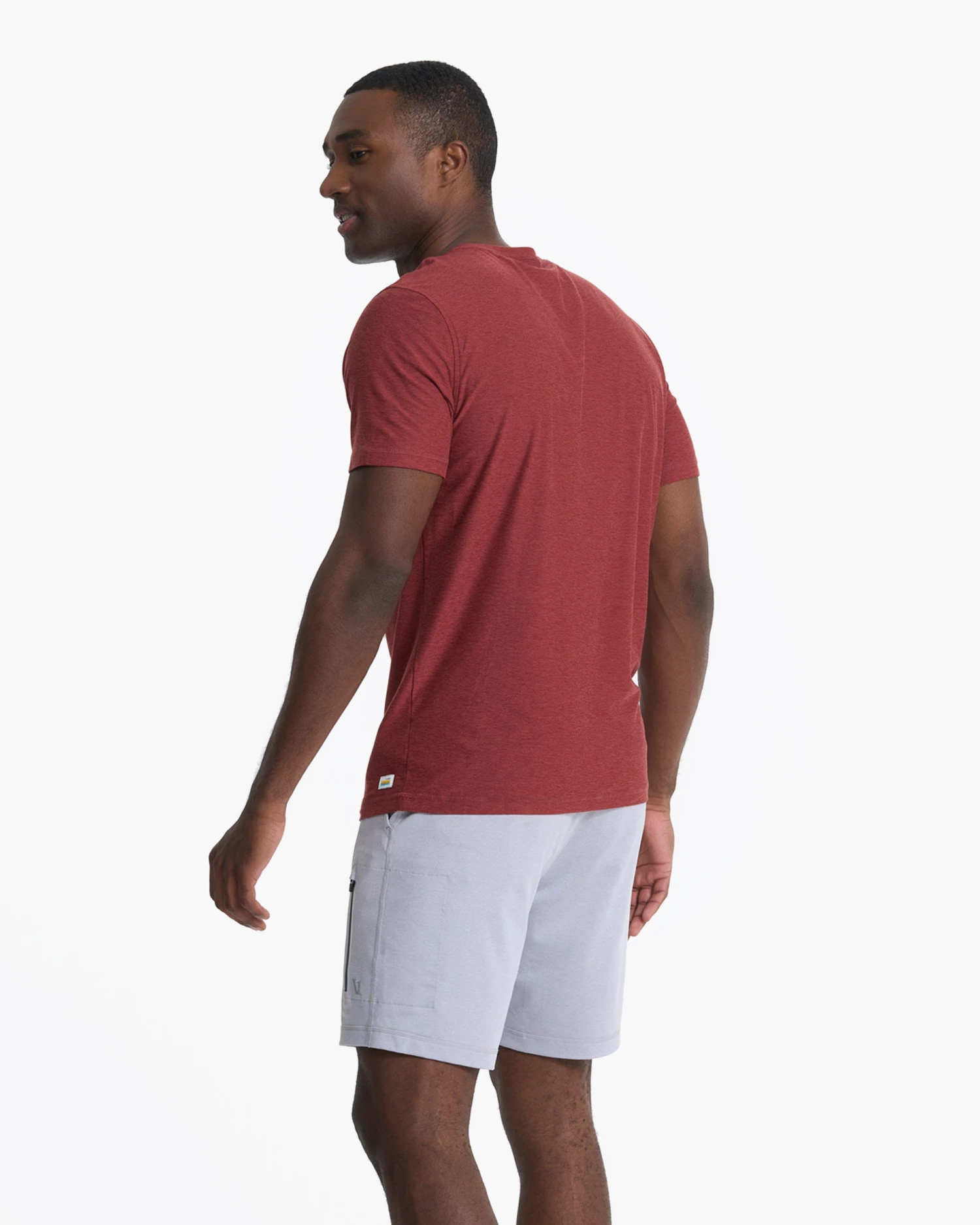 Strato Tech Tee | Currant Heather - Image 4