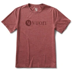V1 Vuori Tech Tee | Saltwater Red Heather