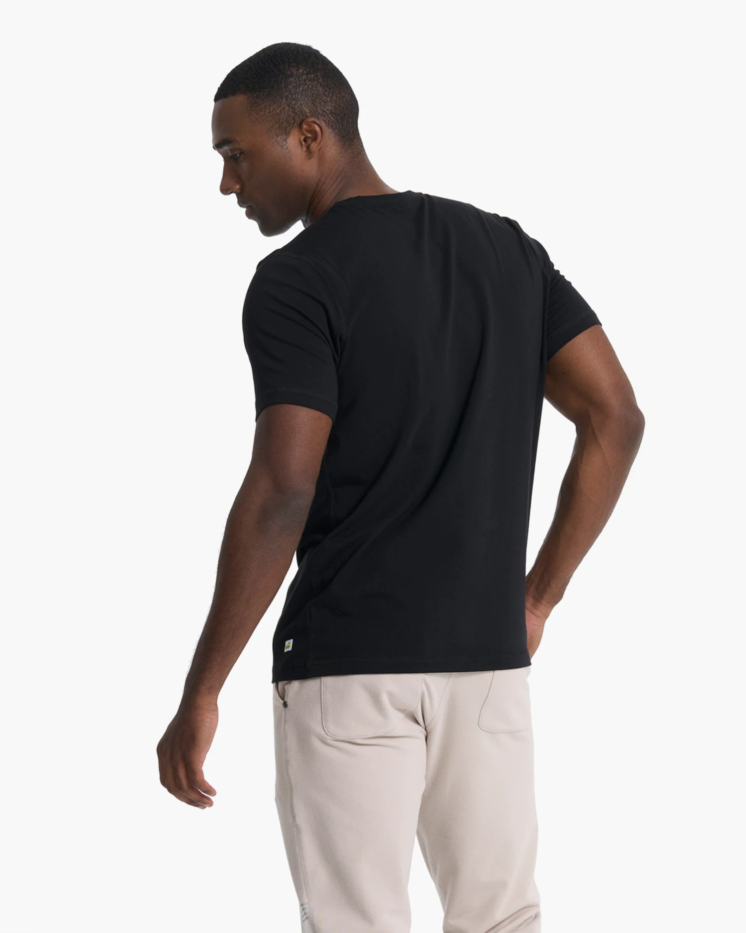 Short-Sleeve Ever Henley | Black - Image 3