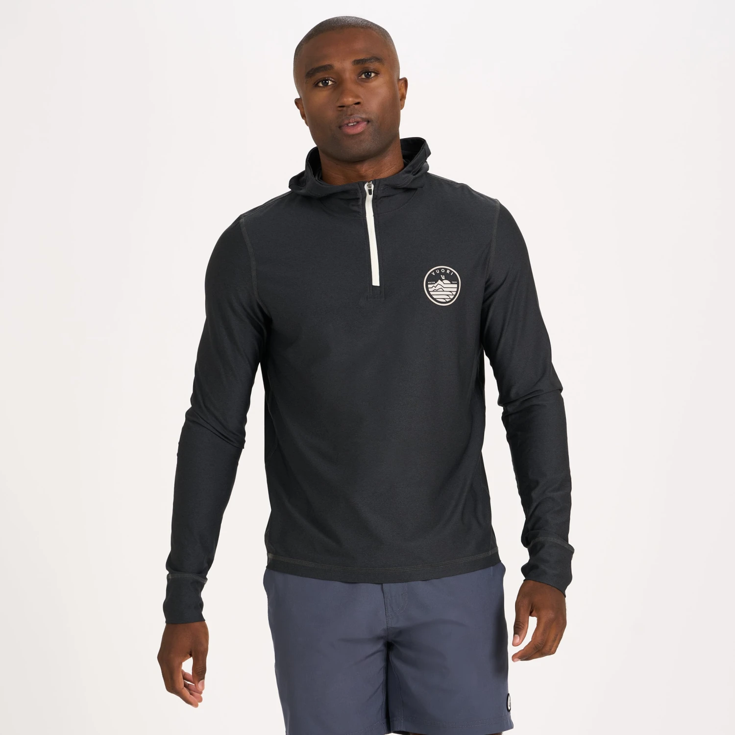 Uluwatu Water Hoodie | Black Heather - Image 2