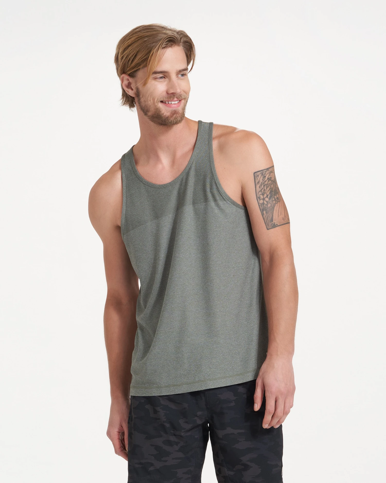 Grandview Tech Tank | Oregano Heather - Image 2