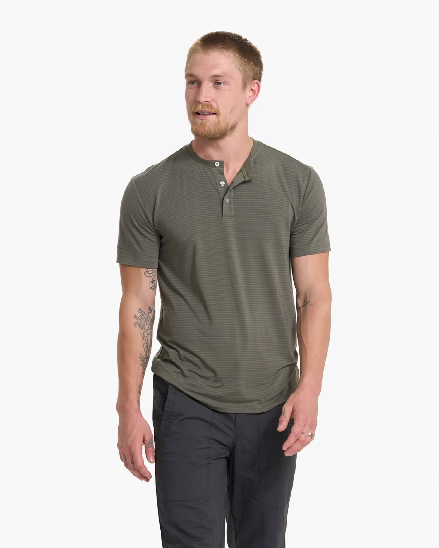Linear Henley | Oregano - Image 3