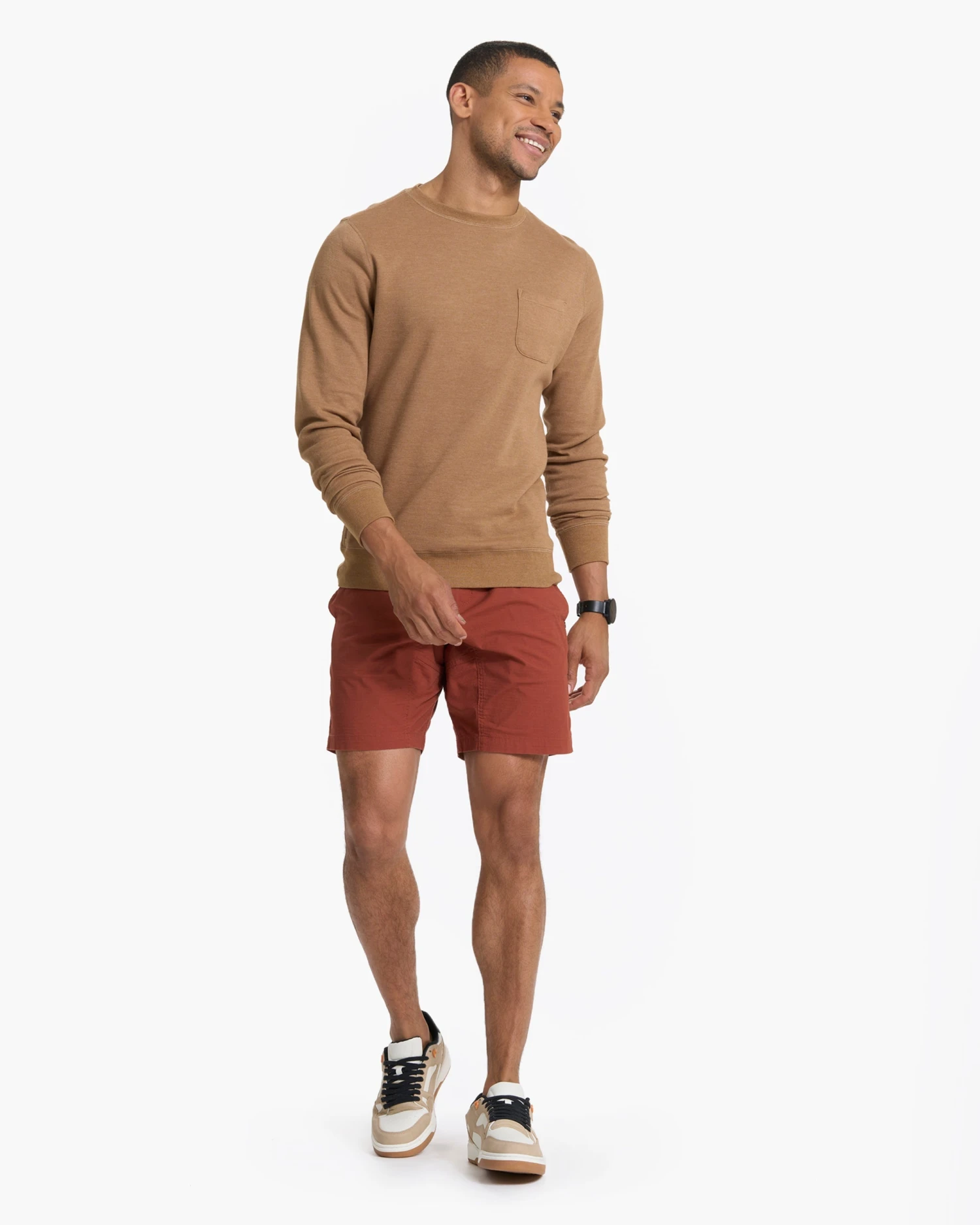 Jeffreys Pullover | Camel Heather - Image 5