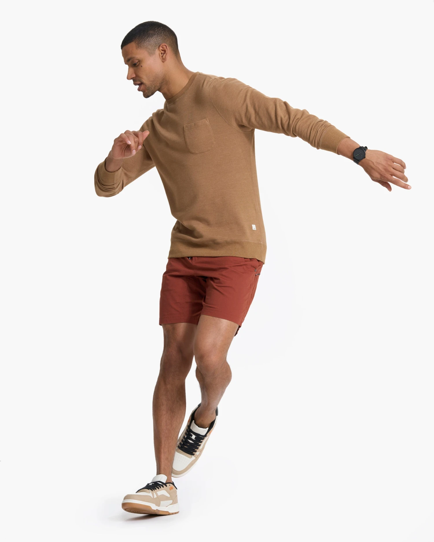 Jeffreys Pullover | Camel Heather - Image 6