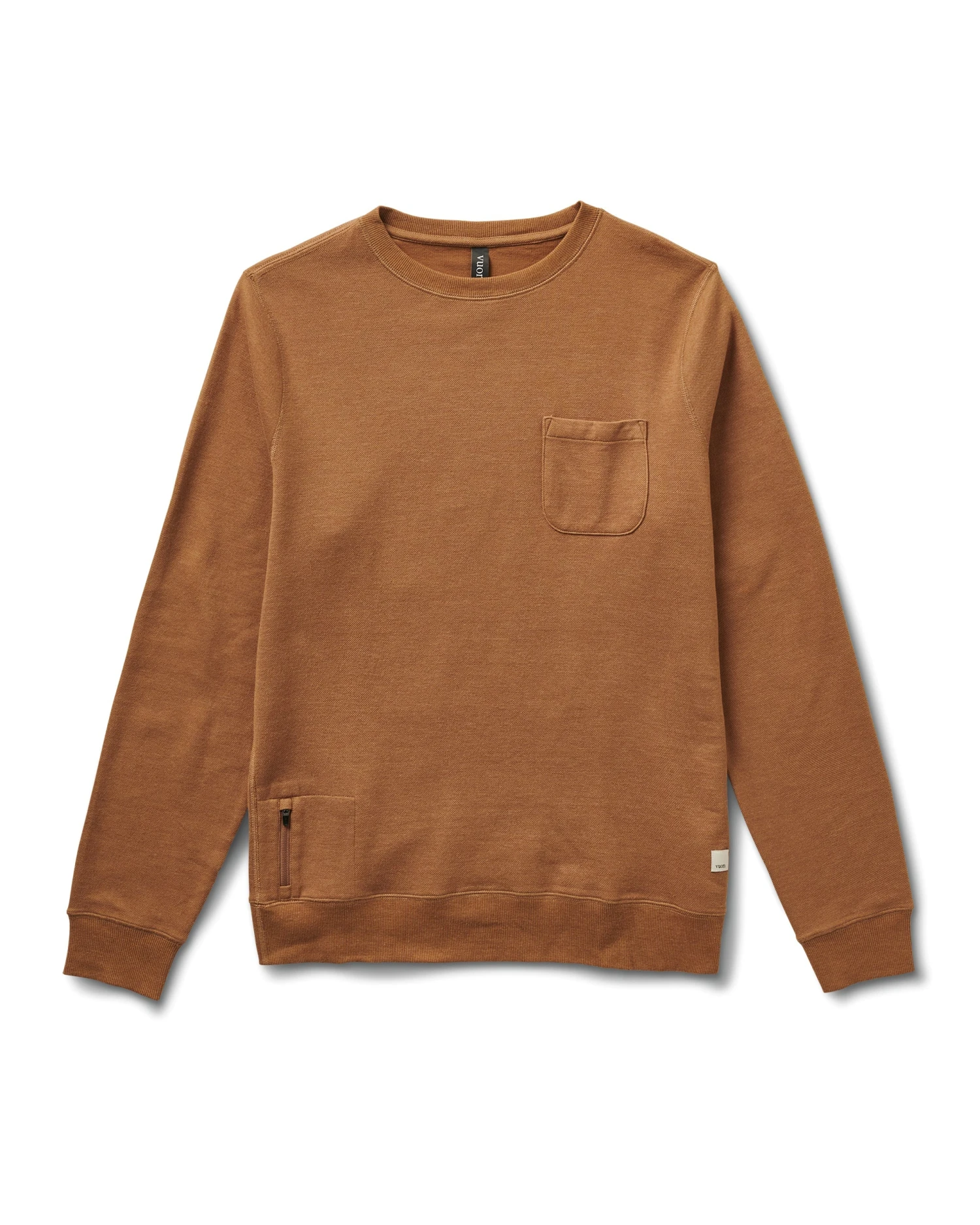 Jeffreys Pullover | Camel Heather