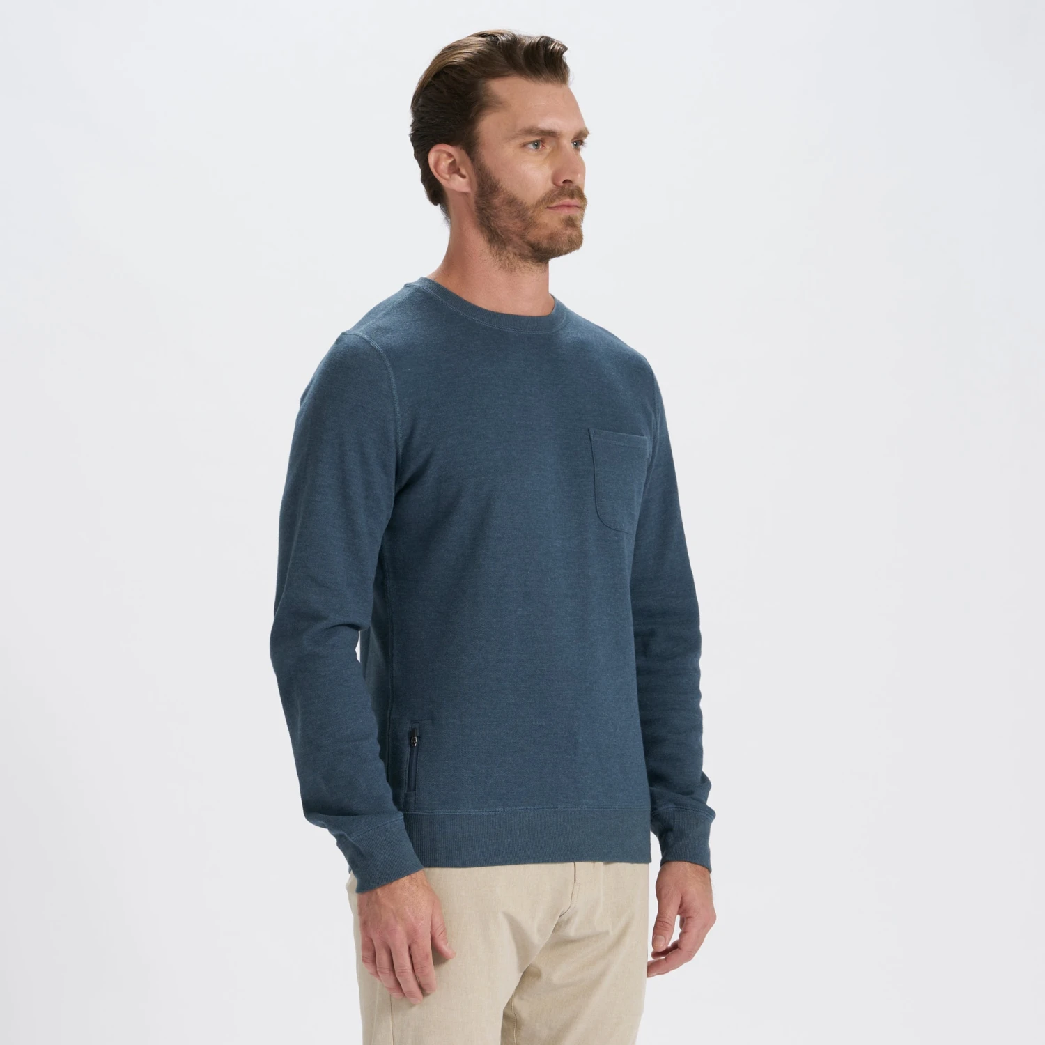 Jeffreys Pullover | Indigo Heather - Image 3