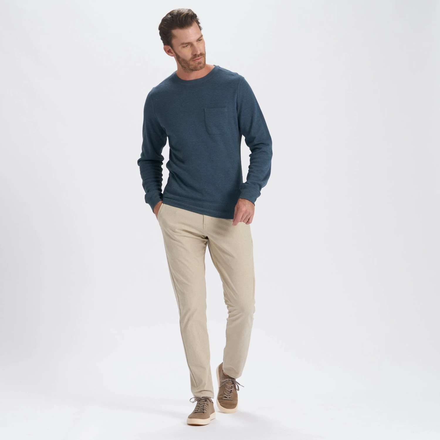 Jeffreys Pullover | Indigo Heather - Image 5