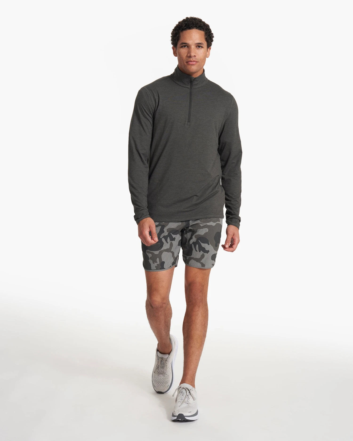 Ease Performance Half Zip | Charcoal Heather - Image 5