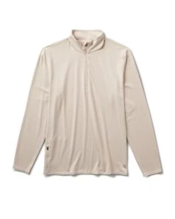 Ease Performance Half Zip | Suede Heather