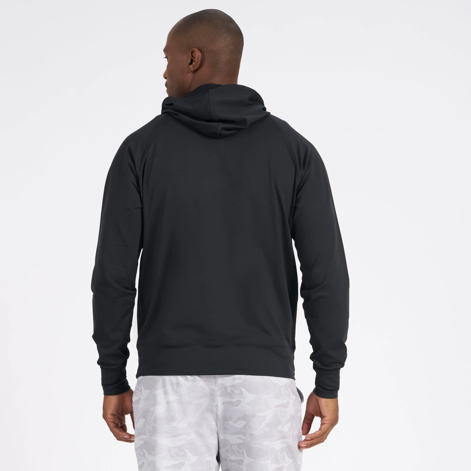 Ponto Performance Half Zip Hoodie | Black - Image 4