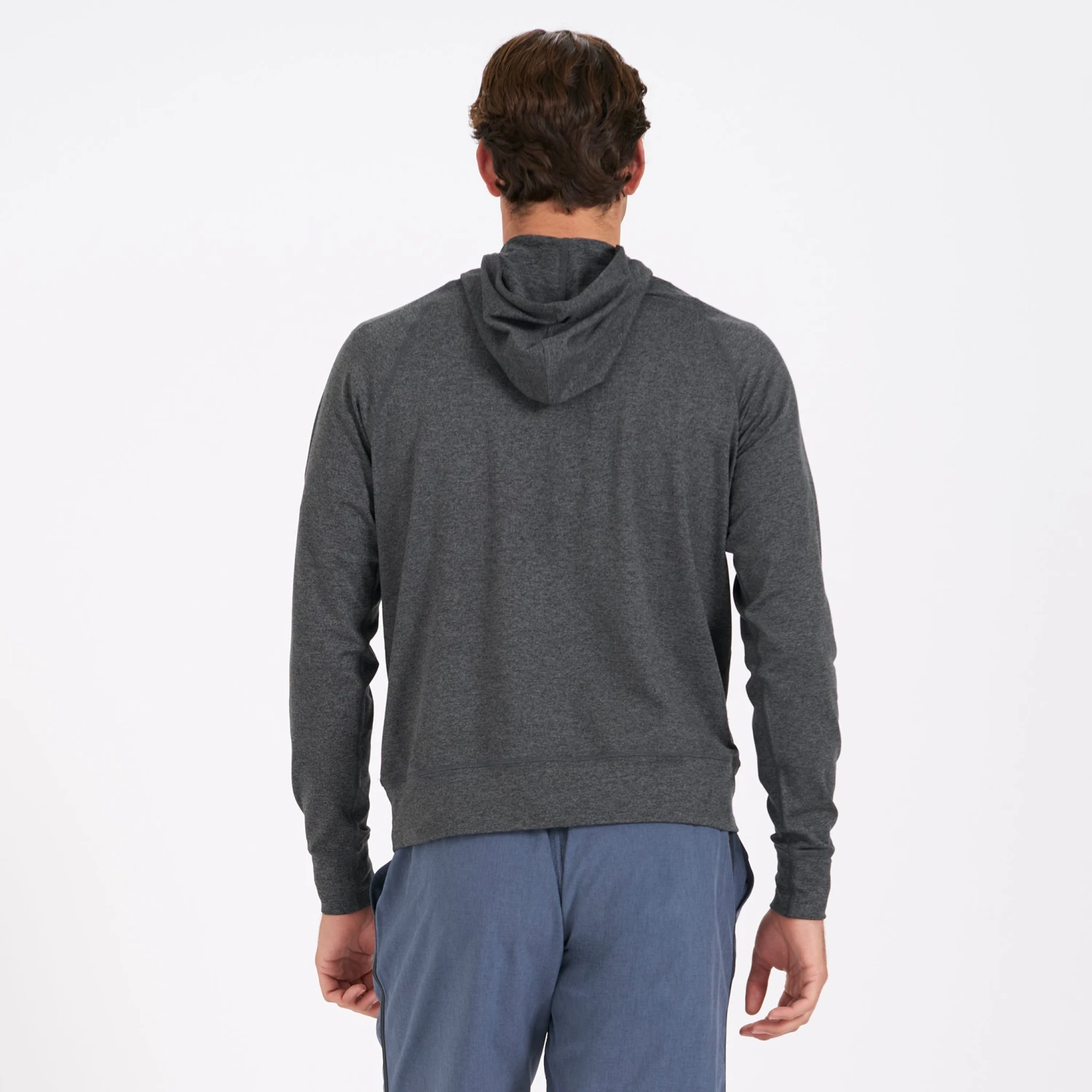 Ponto Performance Half Zip Hoodie | Charcoal Heather - Image 4