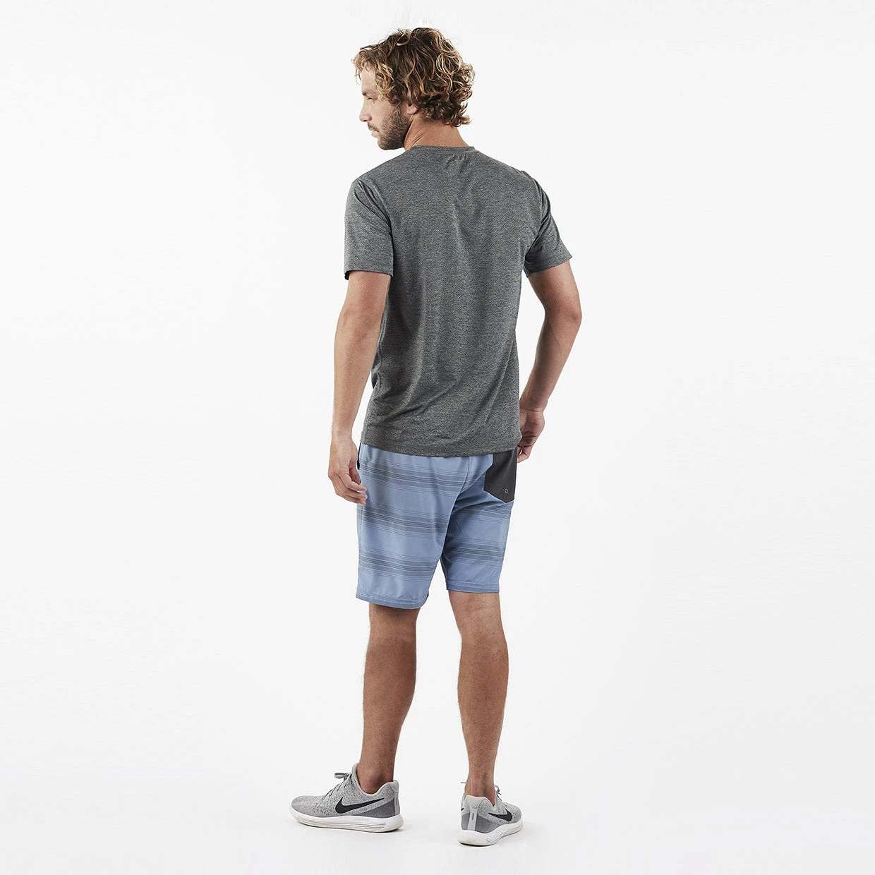 Kore Short | Slate/Charcoal Stripe - Image 5