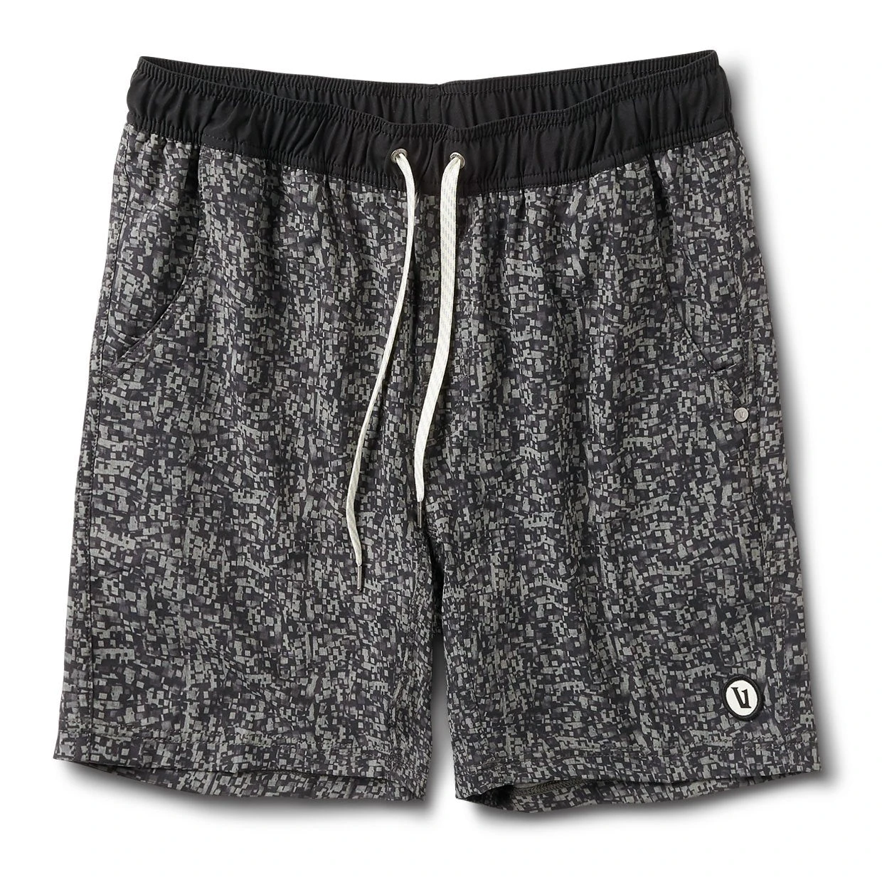 Kore Short | Grey Linen Texture Digital