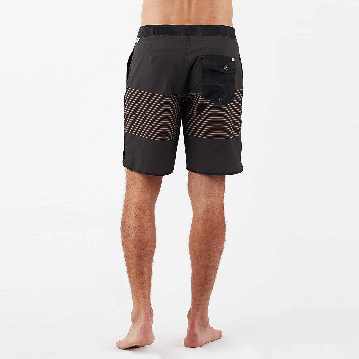 Cruise Boardshort | Charcoal Acorn Stripe - Image 4