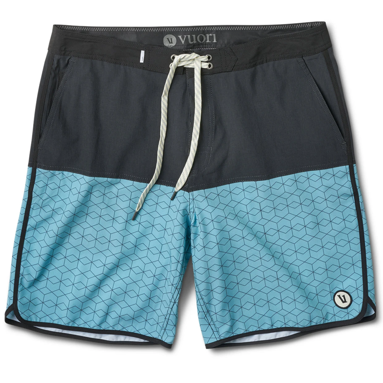 Cruise Boardshort | Glacier Hex Block