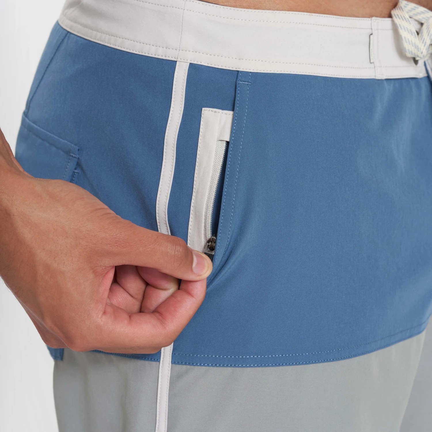 Cruise Boardshort | Pool Blue Colorblock - Image 8