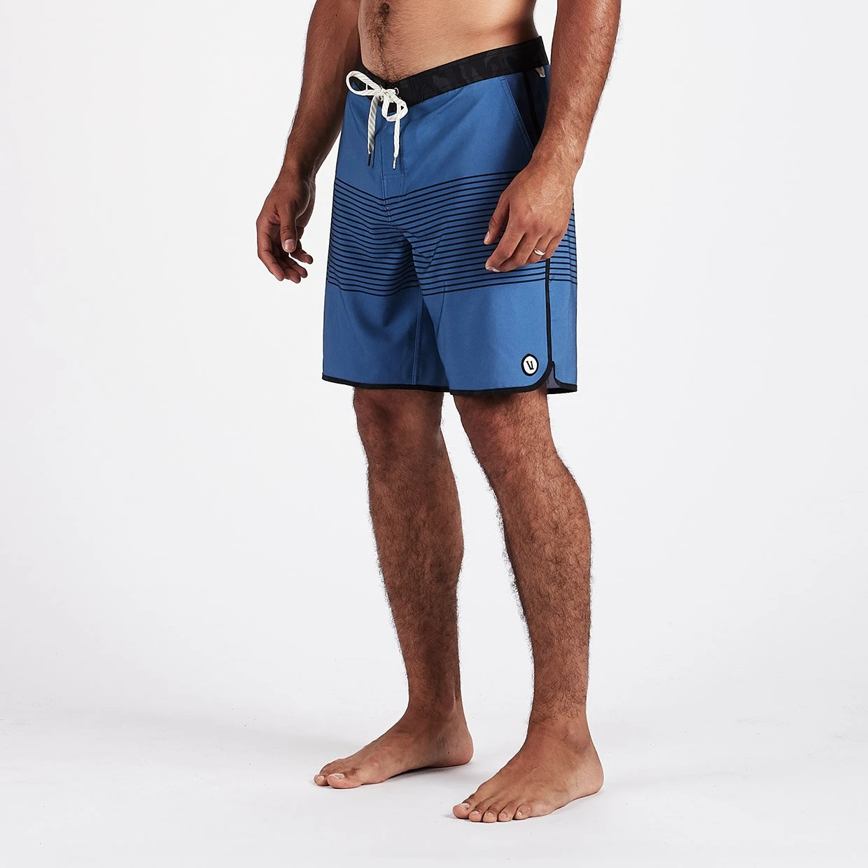 Cruise Boardshort | Sea Charcoal Stripe - Image 3