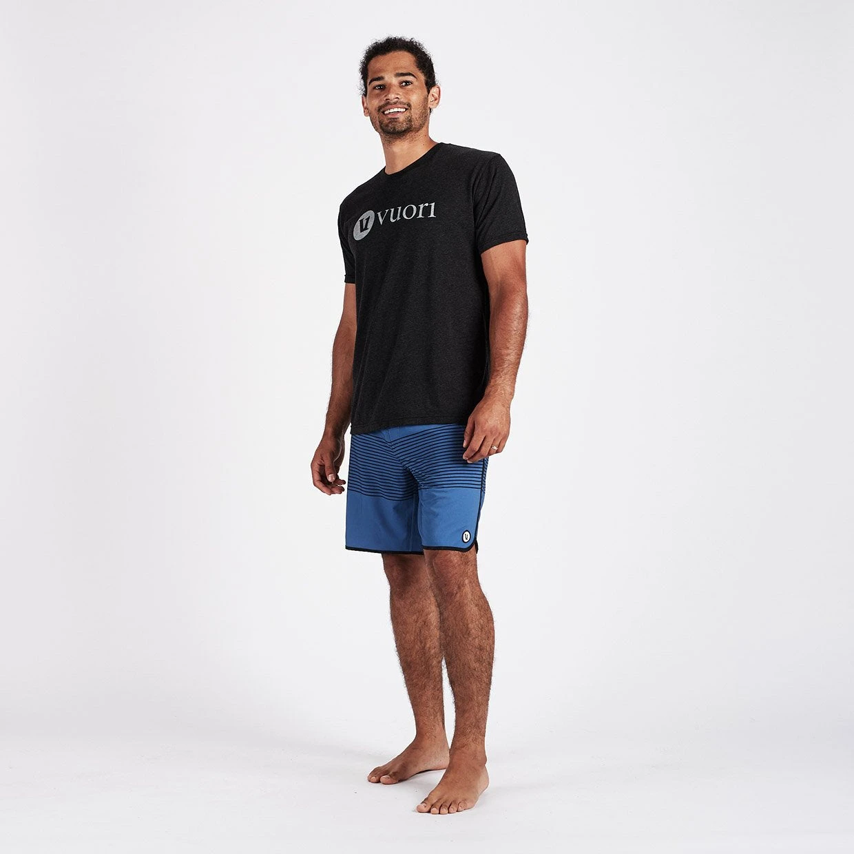 Cruise Boardshort | Sea Charcoal Stripe - Image 5