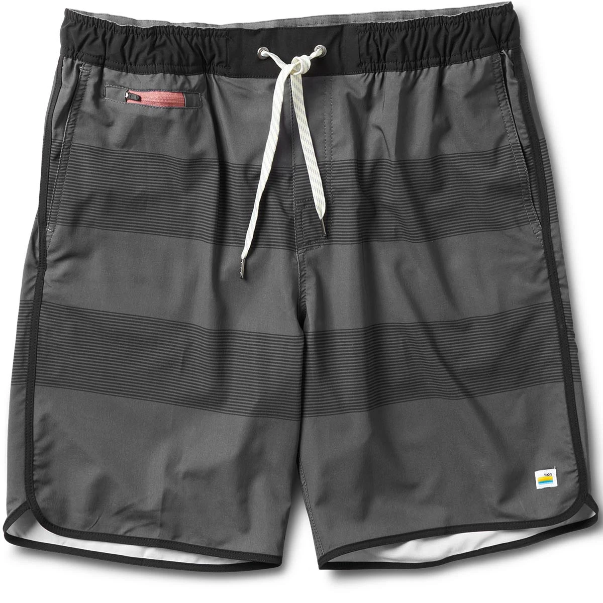 Banks Short | Charcoal Black Stripe