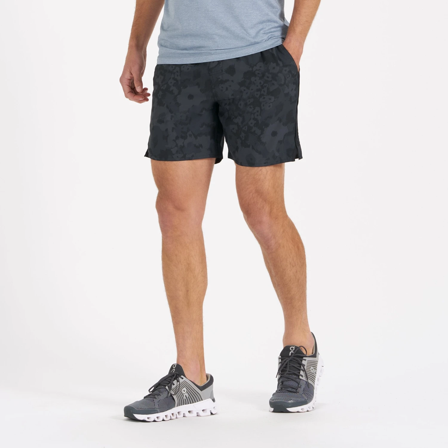 Trail Short | Charcoal Camo Flower - Image 2