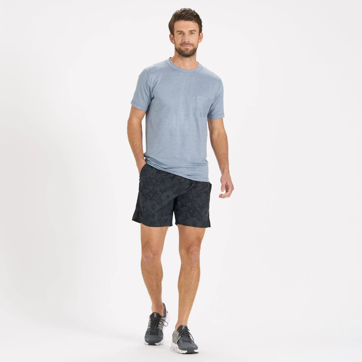 Trail Short | Charcoal Camo Flower - Image 5