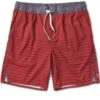 Trail Short | Deep Red Tonal Stripe