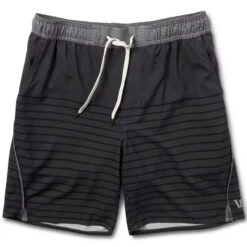Trail Short | Charcoal Stripe