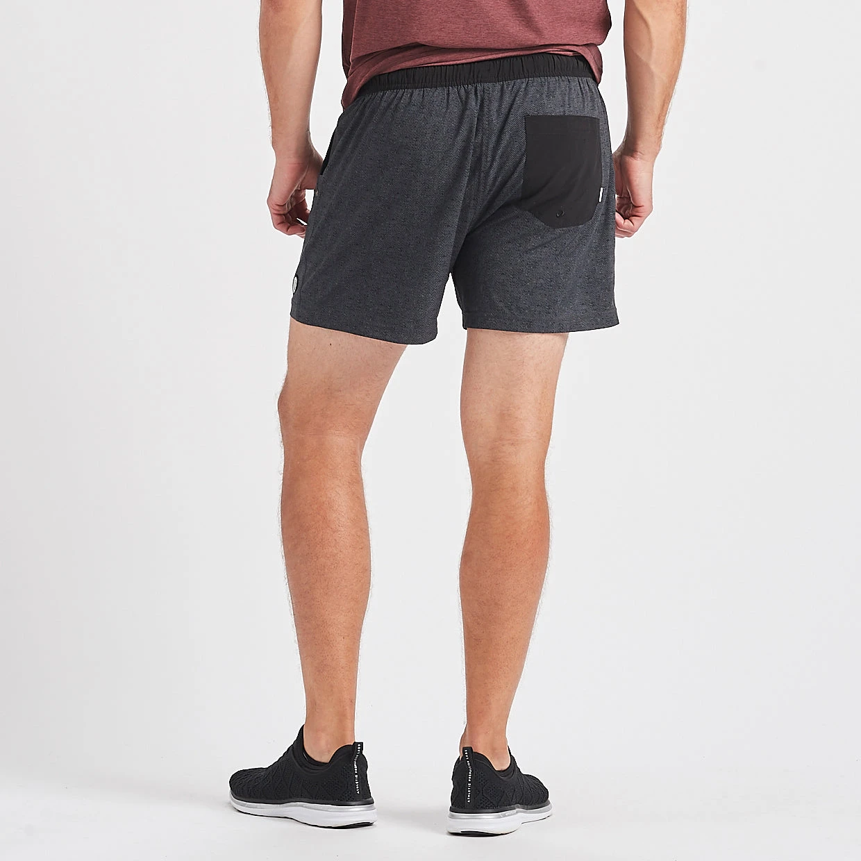 Kore Short 5" | Charcoal Twill Texture - Image 4