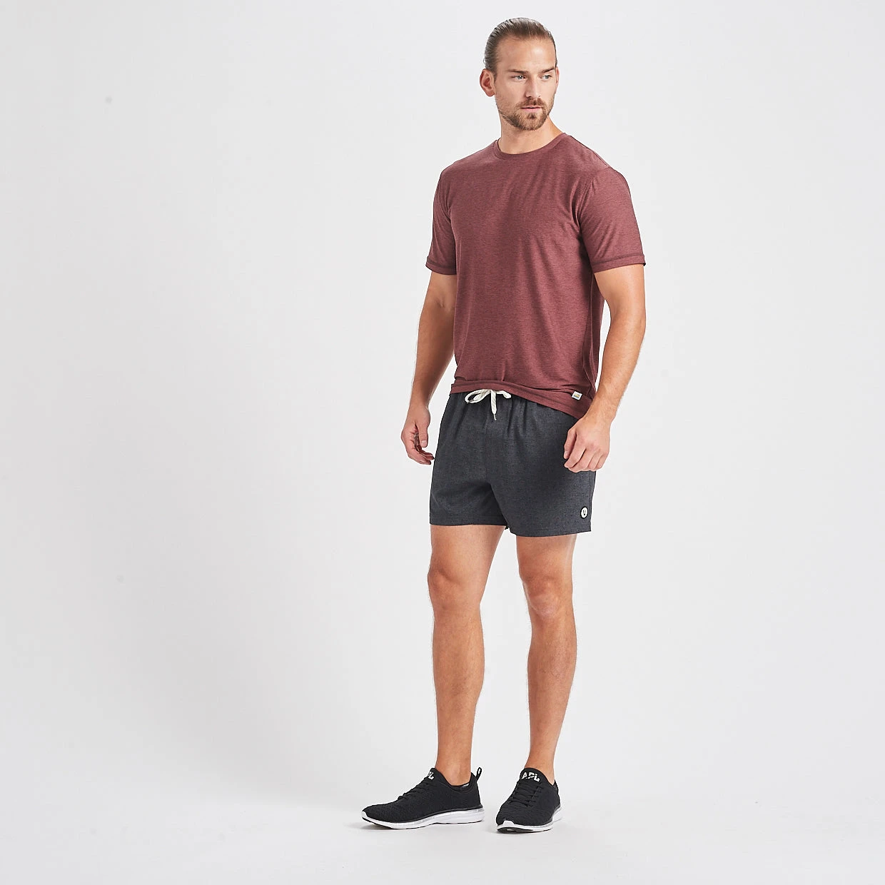 Kore Short 5" | Charcoal Twill Texture - Image 5