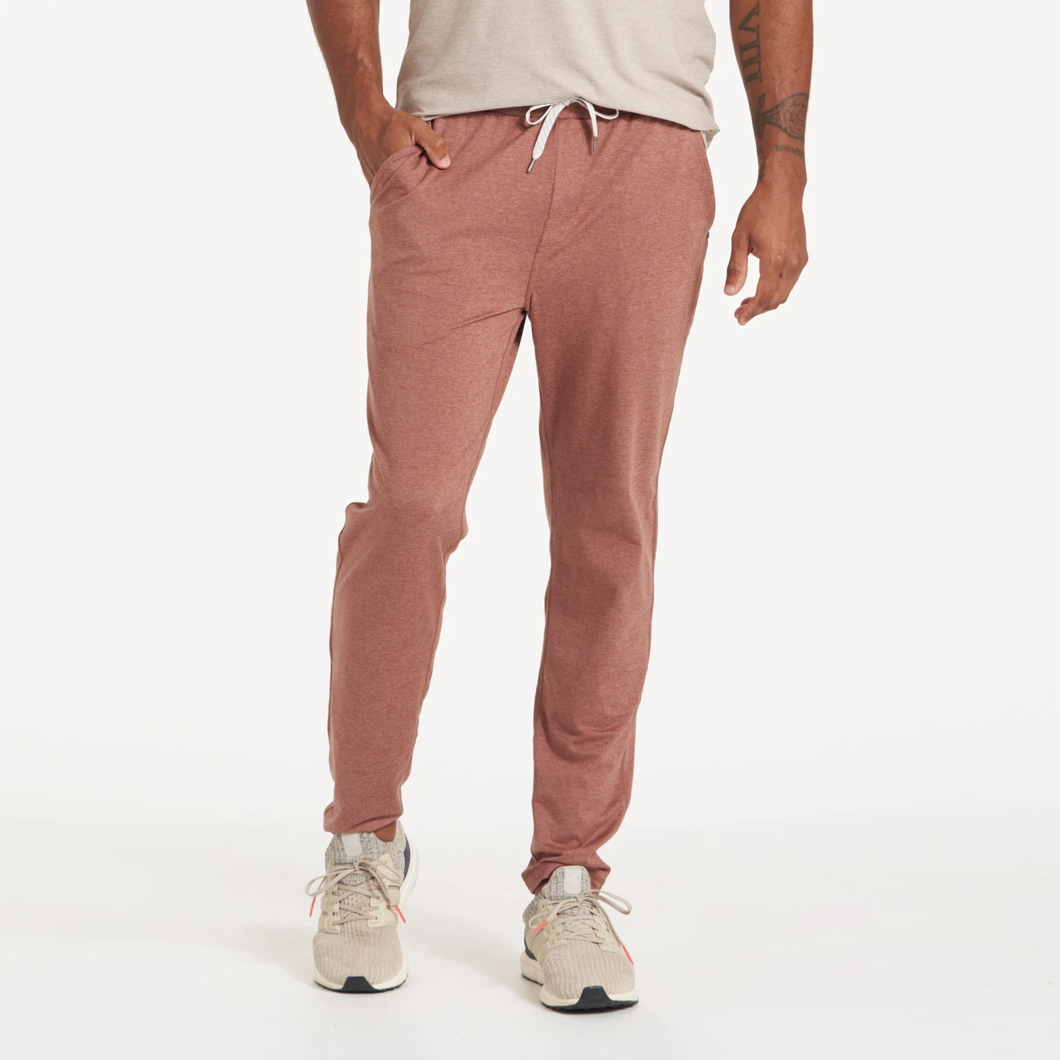 Ponto Performance Pant | Terracotta Heather - Image 2