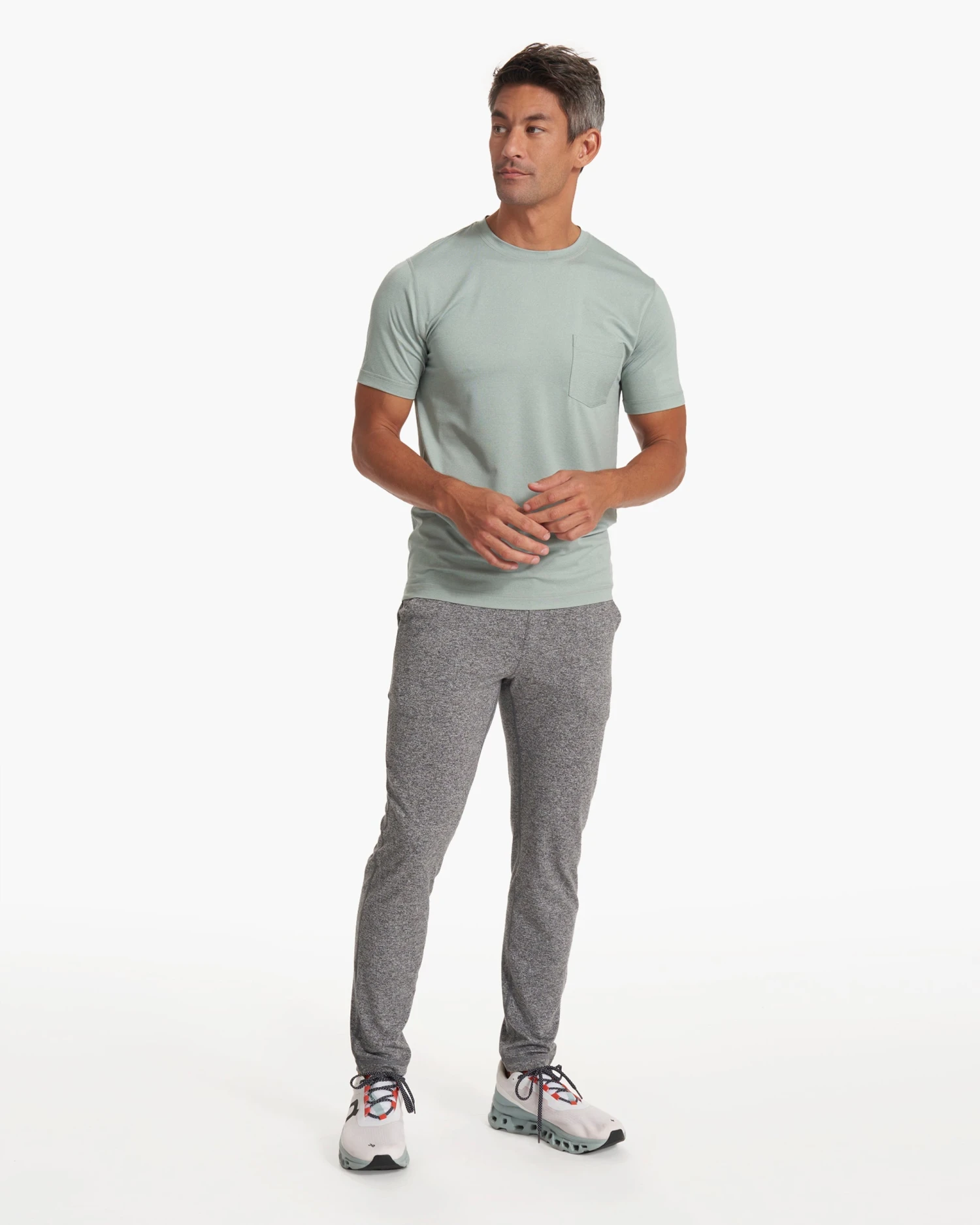 Ponto Performance Pant | Heather Grey - Image 4