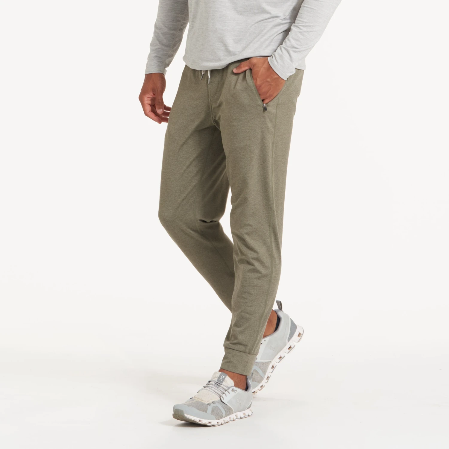 Ponto Performance Jogger | Light Oregano Heather - Image 3