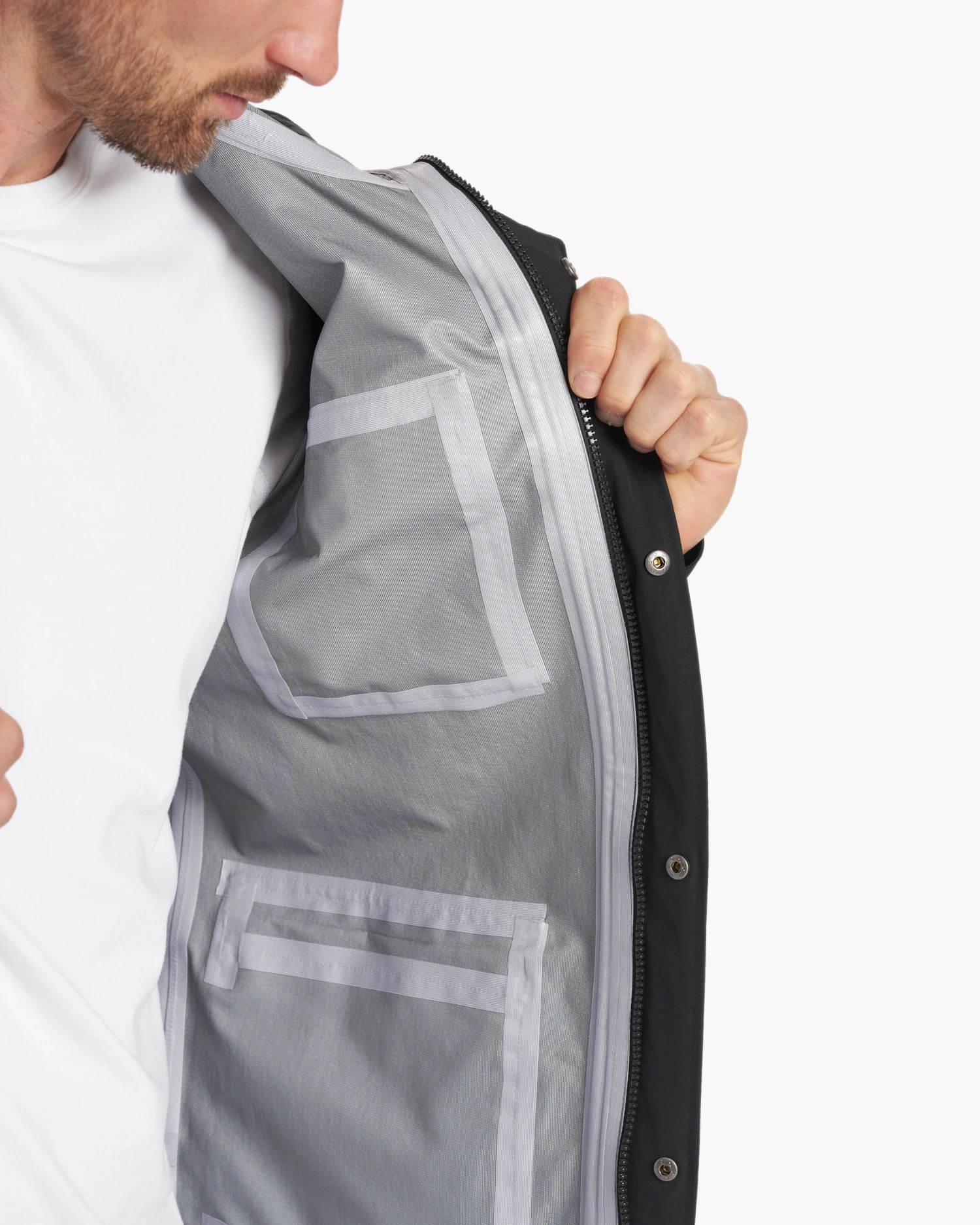 Palisades Rain Jacket | Black - Image 6