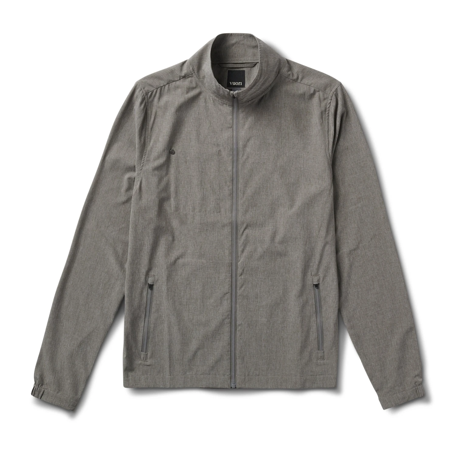 Venture Track Jacket | Grey Linen Texture