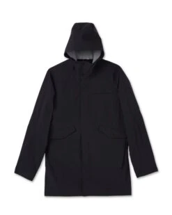 Palisades Long Rain Jacket | Black