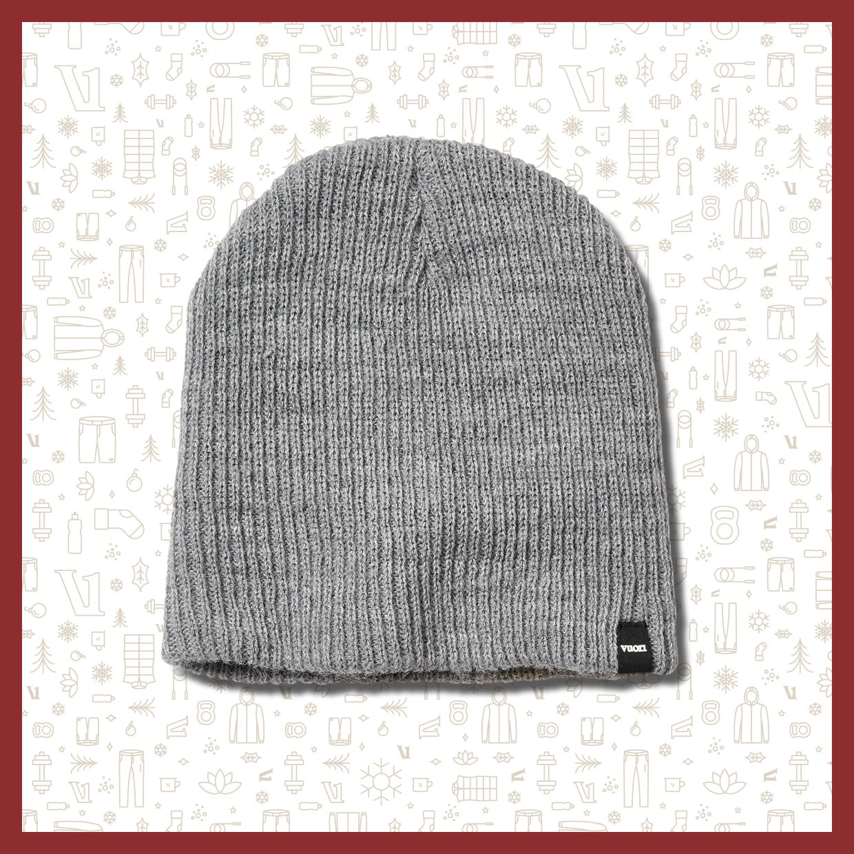 Holiday Beanie | Heather Grey