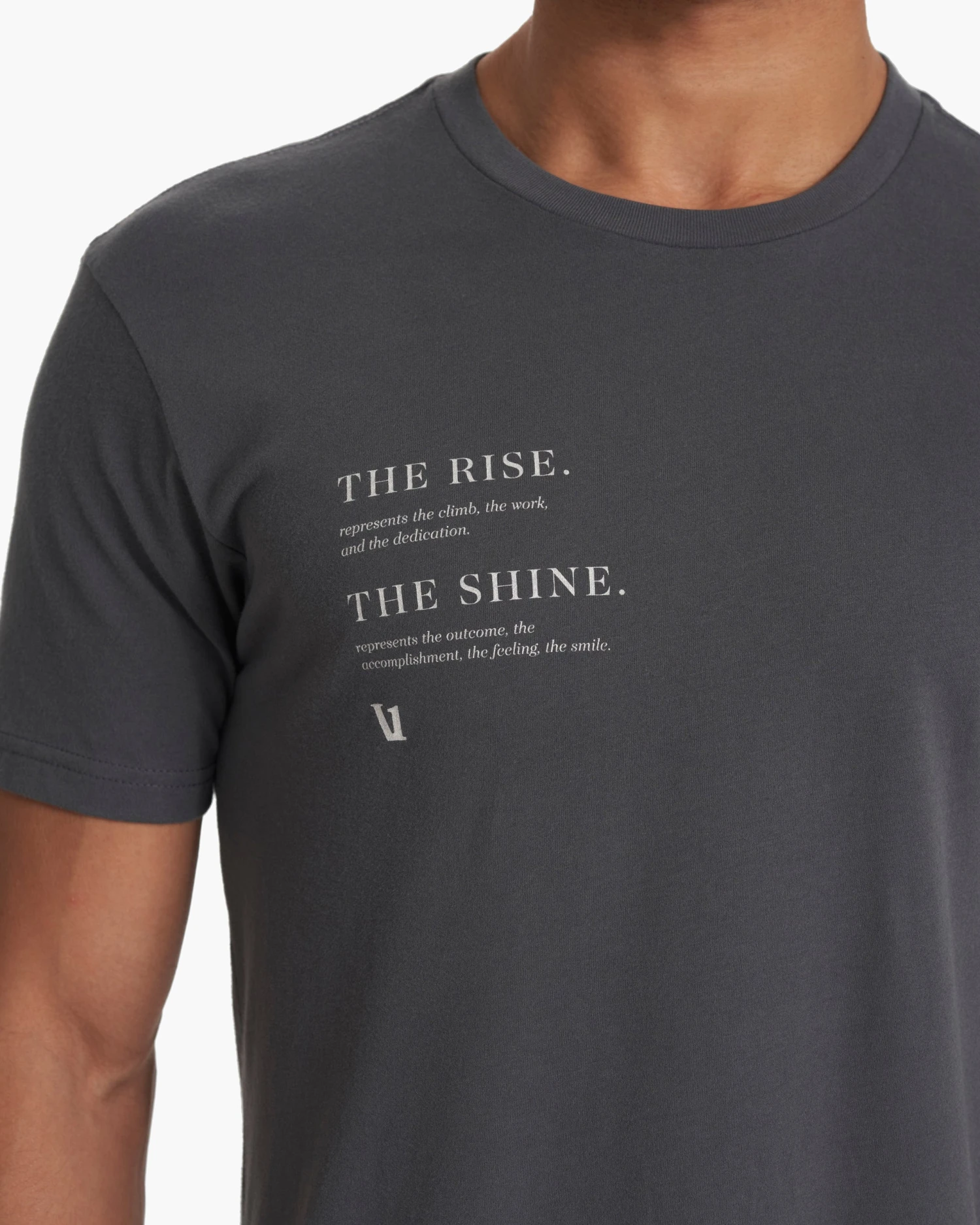 Dedication Tee | Charcoal - Image 2