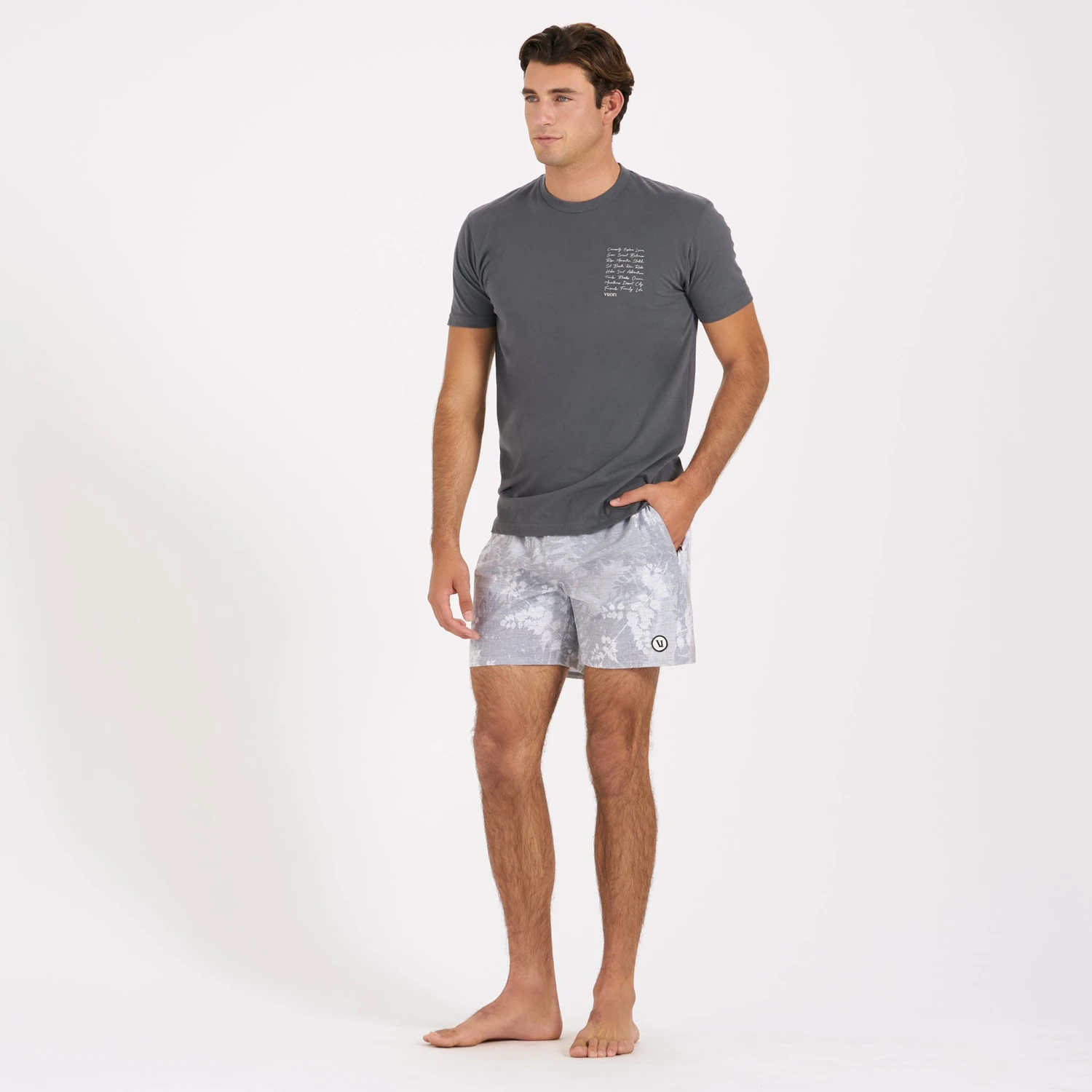 Mantra Tee | Charcoal - Image 4