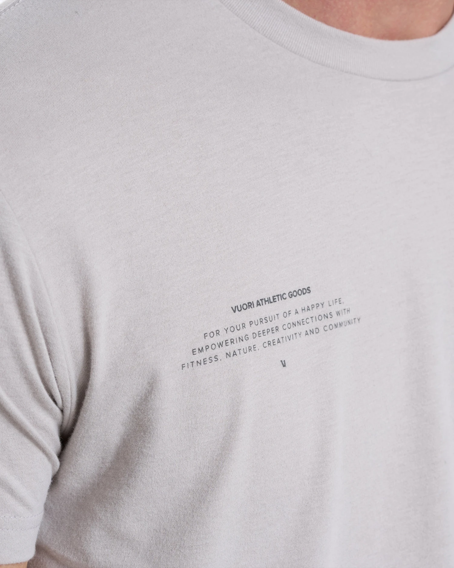 Pursuit Tee | Light Grey - Image 4