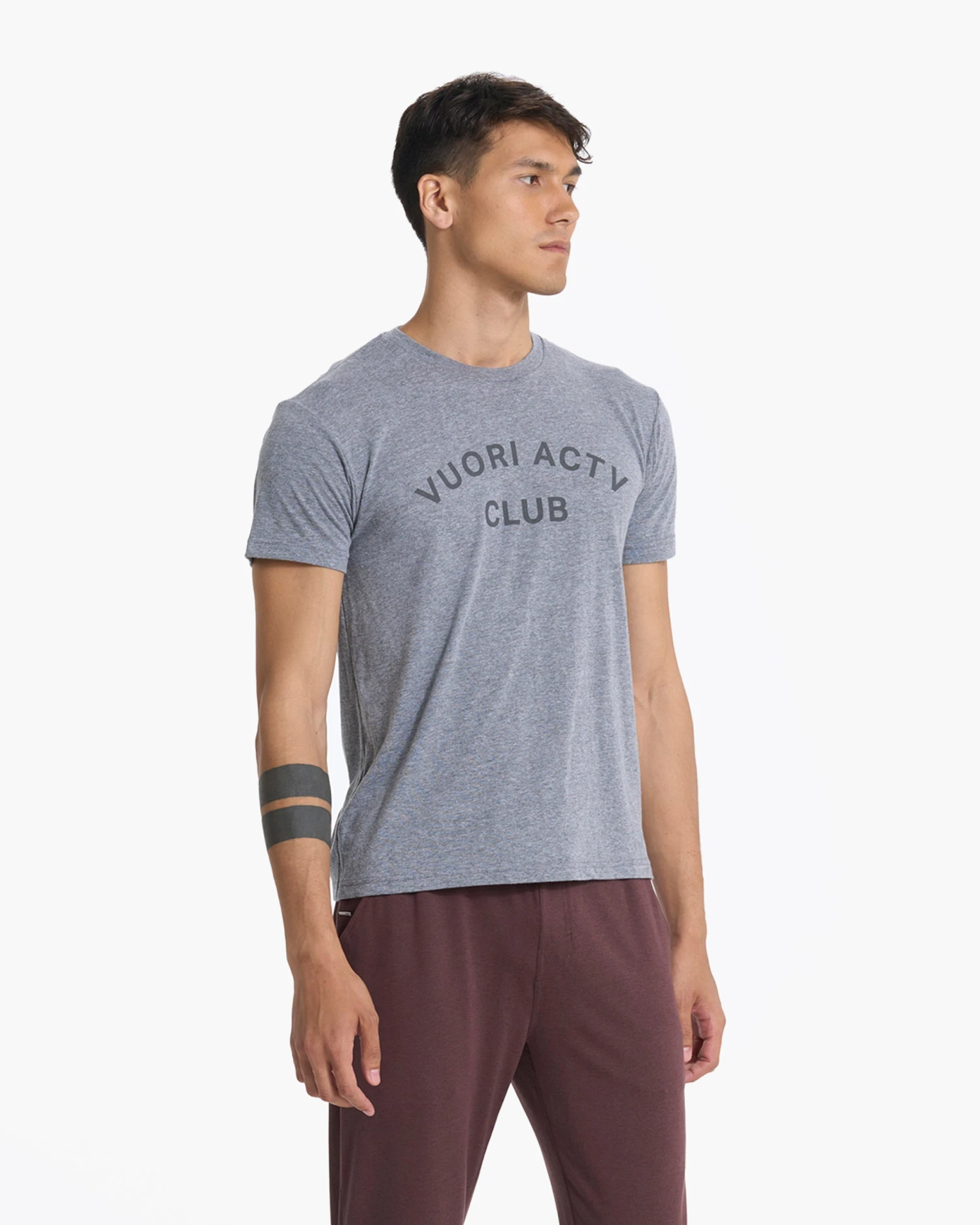 ACTV Club Tee | Heather Grey - Image 3