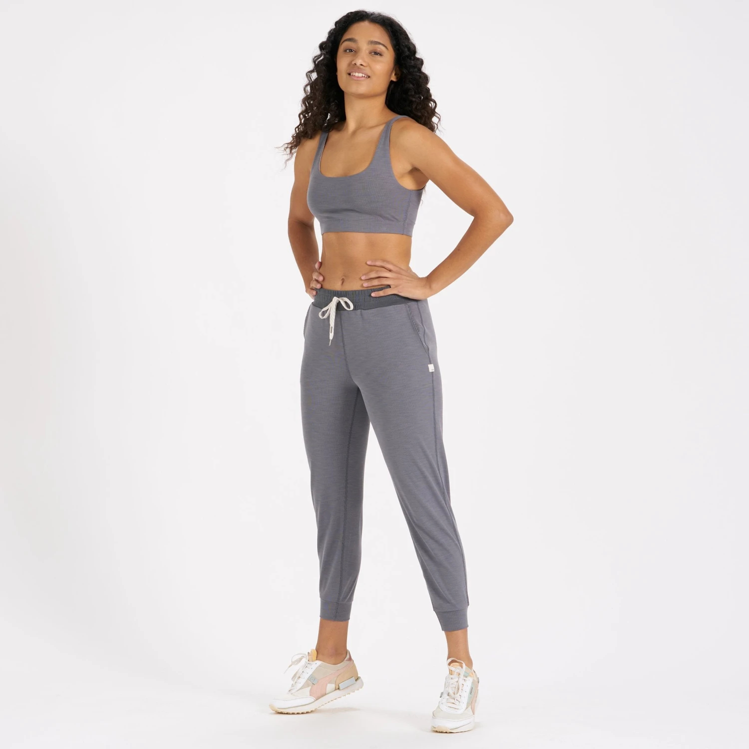 Lux Rib Daily Bra | Heather Grey - Image 4