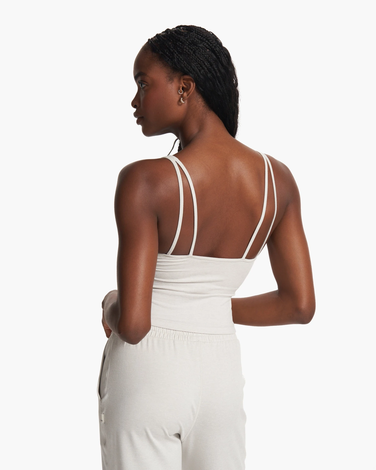 Halo Performance Crop | Salt Heather - Image 4