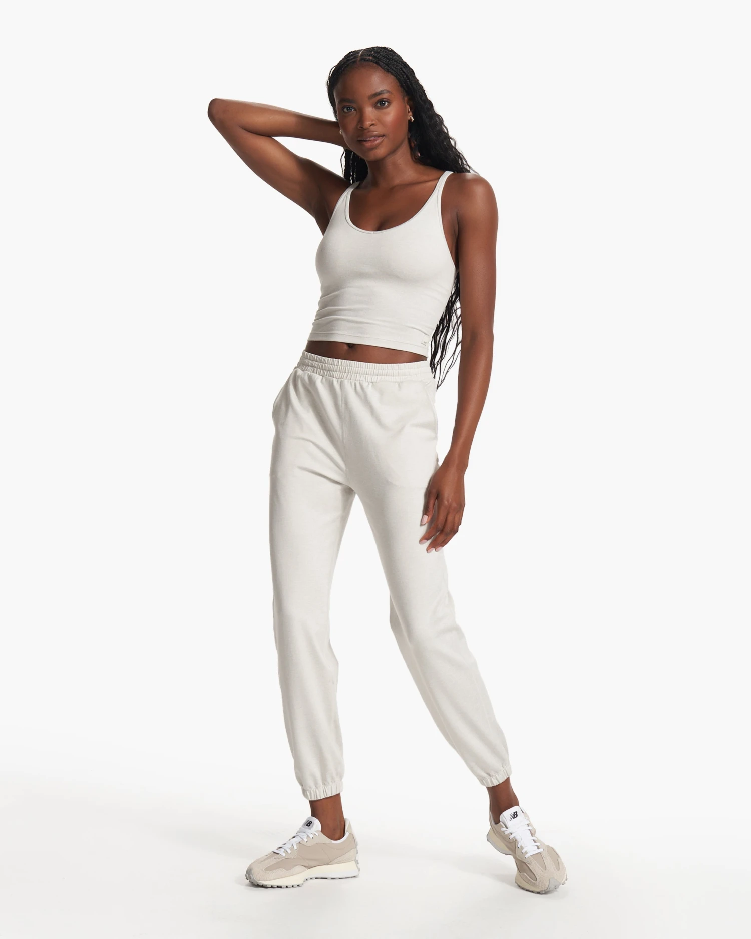 Halo Performance Crop | Salt Heather - Image 5