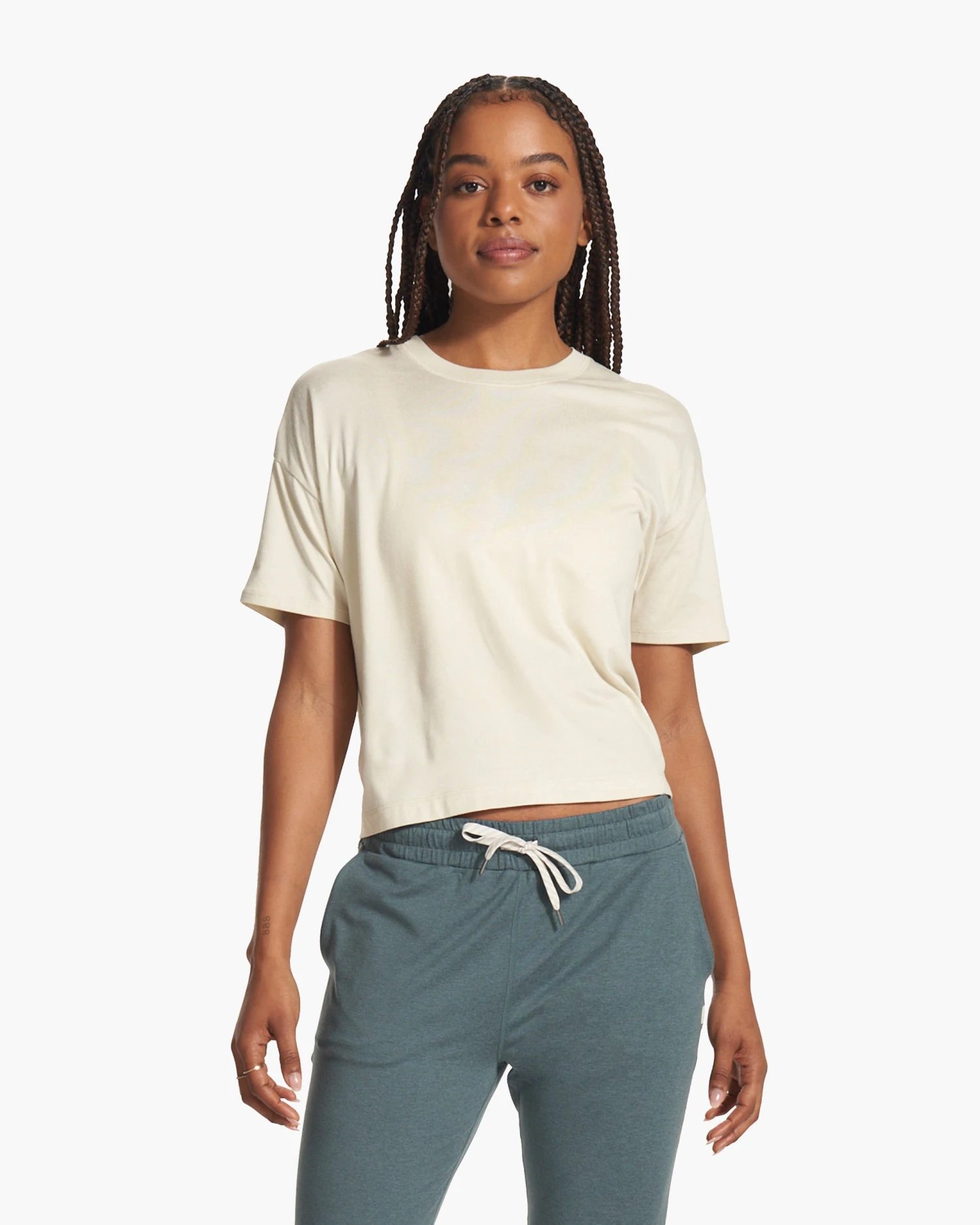 Energy Tee | Bone Heather - Image 2