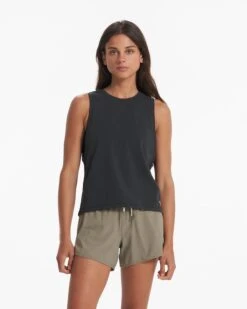 Feather Tank | Washed Black