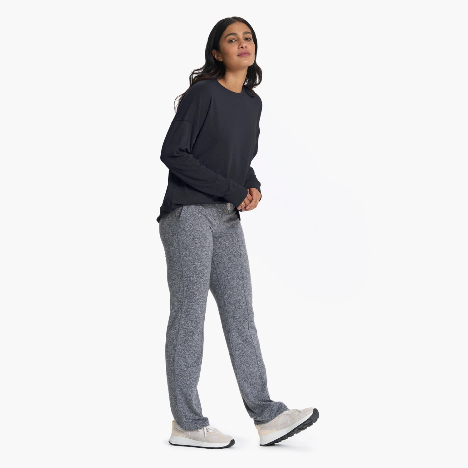 Long-Sleeve Sunrise Crew | Black - Image 8