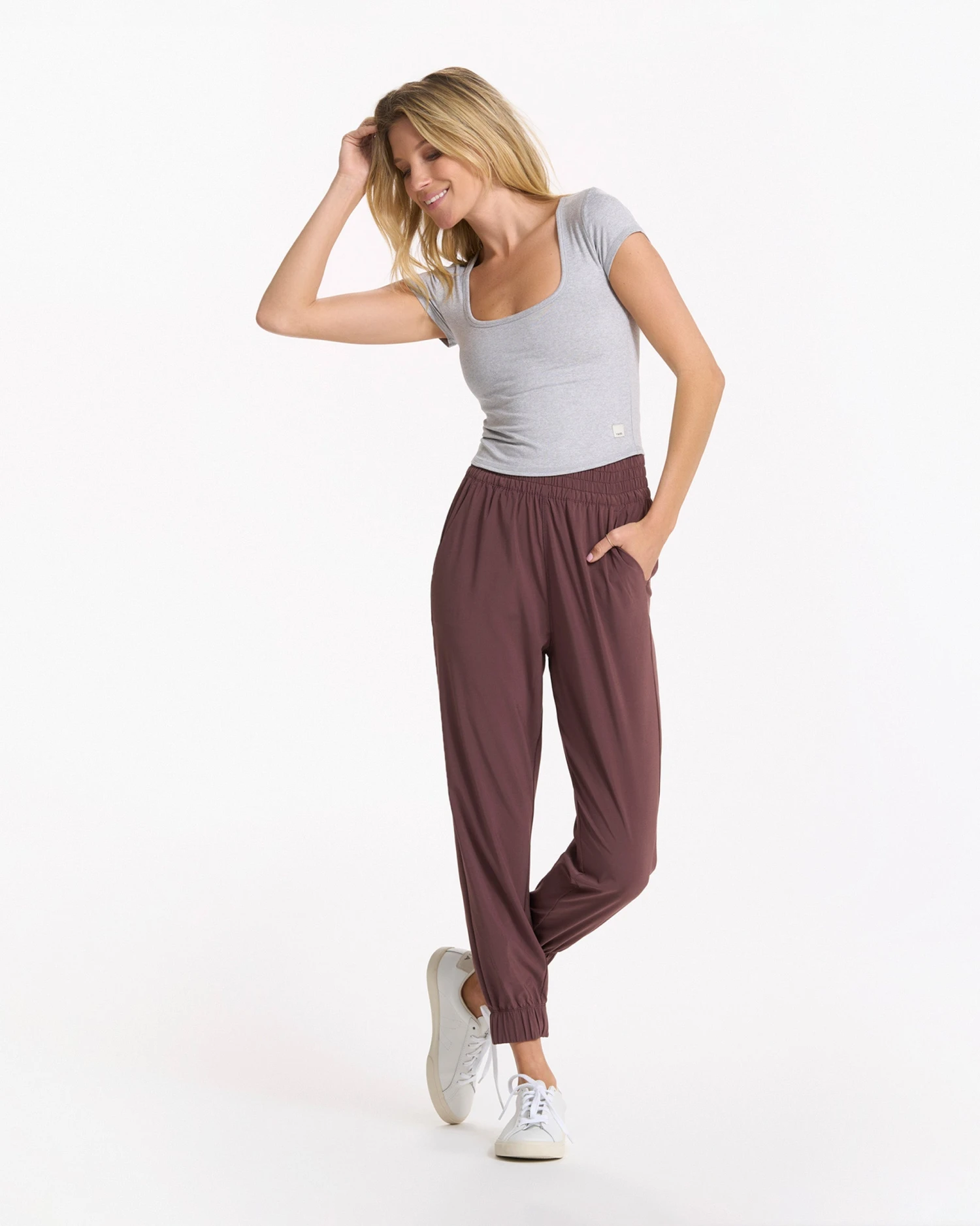 Short Sleeve Halo Crop | Pale Grey Heather - Image 5